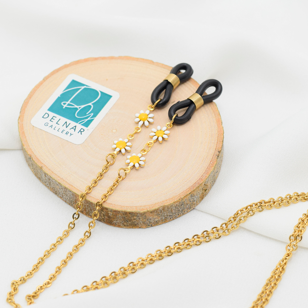 بند عینک زنانه دلنار گالری مدل بابونه