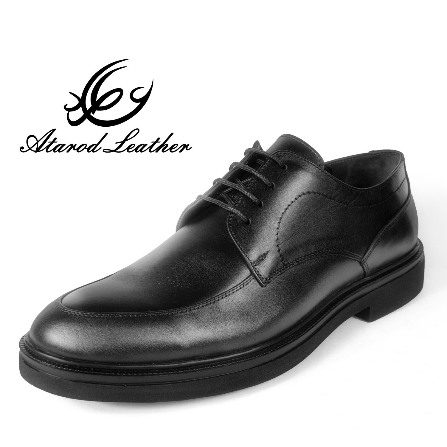 کفش مردانه چرم عطارد مدل چرم طبیعی کد SH87 -  - 6
