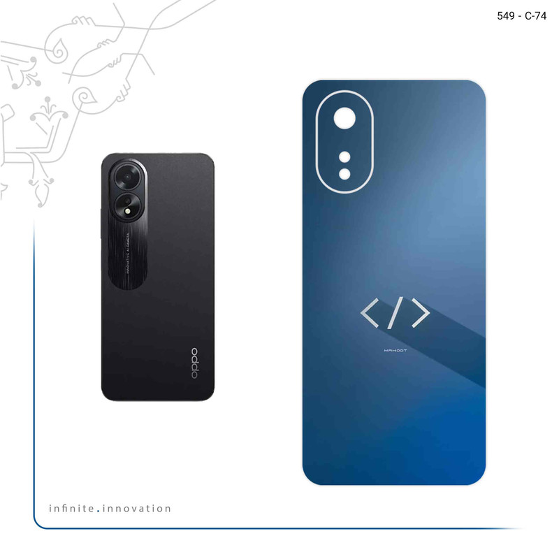 برچسب پوششی ماهوت مدل Minimal Coding icon مناسب برای گوشی موبایل اپو A38