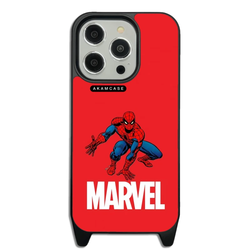 کاور آکام مدل AMC-WLA15PRO-SPIDER MAN12 مناسب برای گوشی موبایل اپل iPhone 15 Pro