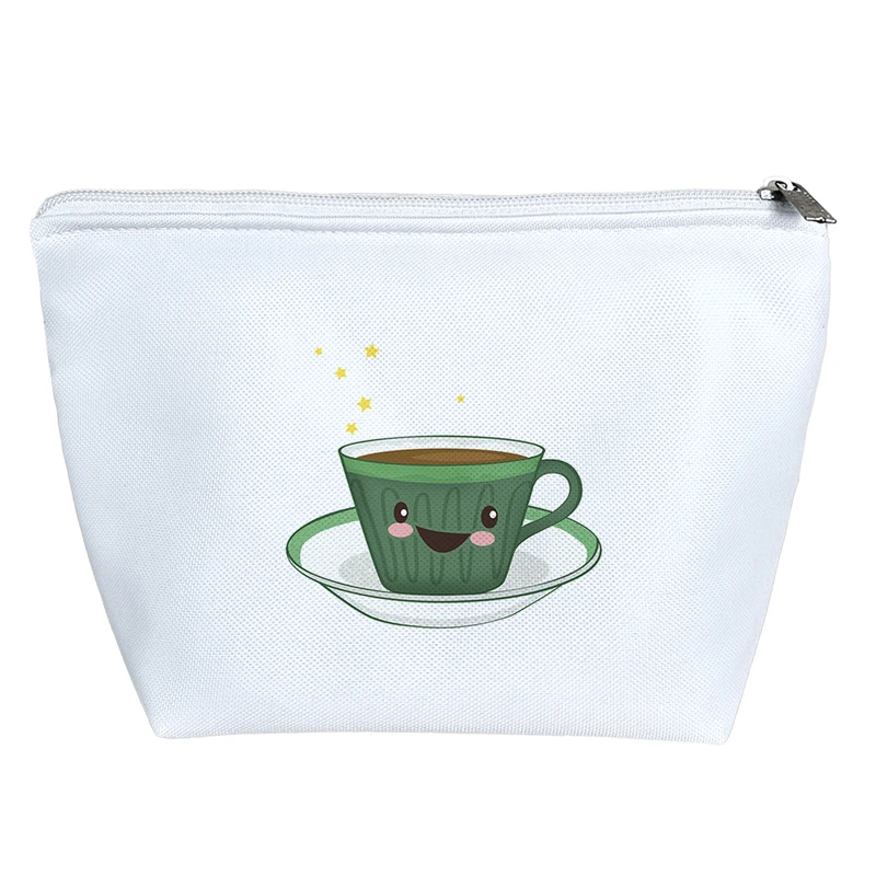 کیف لوازم آرایش دخترانه خندالو مدل قهوه coffee کد 2670