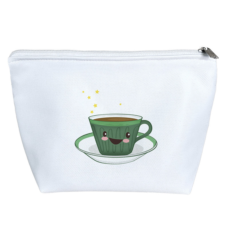 کیف لوازم آرایش دخترانه خندالو مدل قهوه coffee کد 2670
