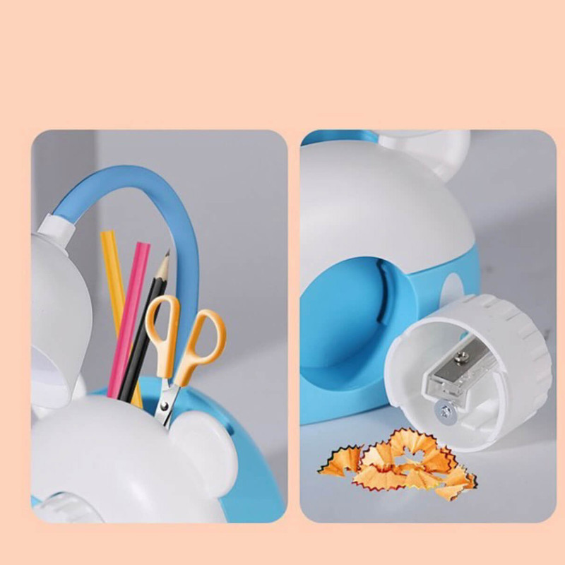 چراغ مطالعه مدل خرس پایپون دار طرح خالخالی