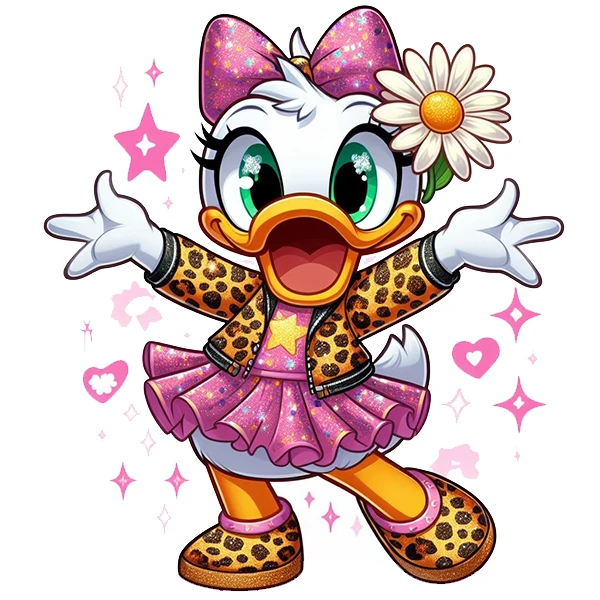 استیکر پارچه و لباس پاد آفرین طرح کارتونی کد 1944