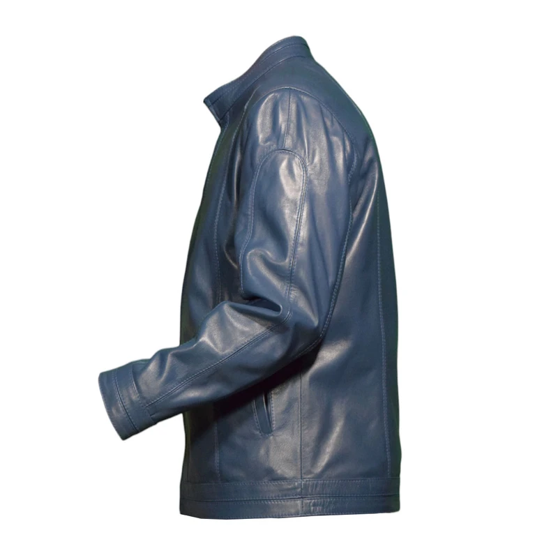 عکس شماره 12 : کت چرم مردانه چرمیران مدل شانون