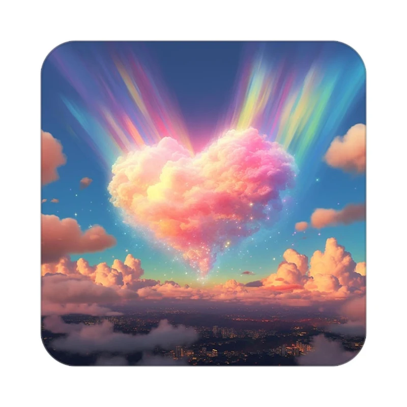 زیر لیوانی کاکتی مدل عاشقانه کد mp11427