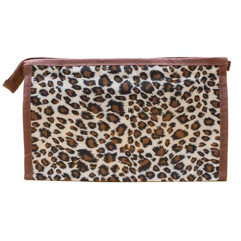 کیف لوازم آرایش زنانه مدل پلنگی کد 3