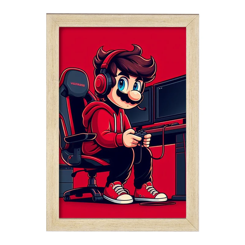 تابلو خندالو مدل سوپرماریو (Super Mario) کد F963