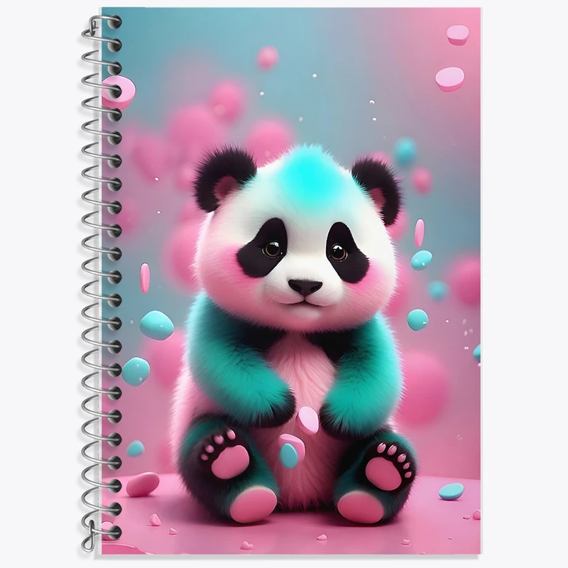دفتر لغت 50 برگ خندالو طرح پاندا کیوت کد F7194