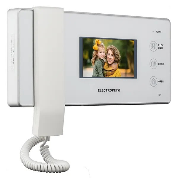 دربازکن تصویری الکتروپیک مدل FD1086/1096/White/1 یک واحدی باماژول ریموت دار