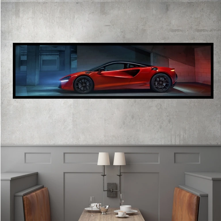 تابلو بکلیت طرح اتومبیل ماشین لامبورگینی مدل کشیده B-7894