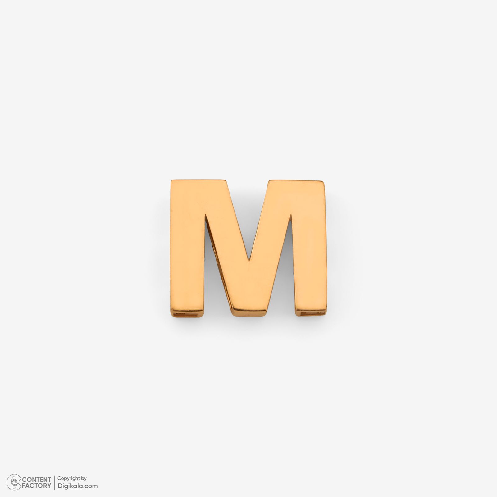 آویز گردنبند طلا 18 عیار زنانه مایا ماهک طرح حرف M کد MM2143 -  - 2