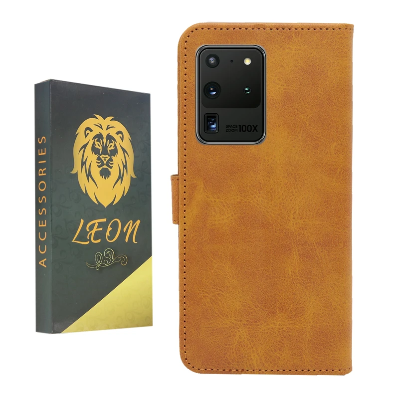 کیف کلاسوری لئون مدل Bersa مناسب برای گوشی موبایل سامسونگ Galaxy S20 Ultra
