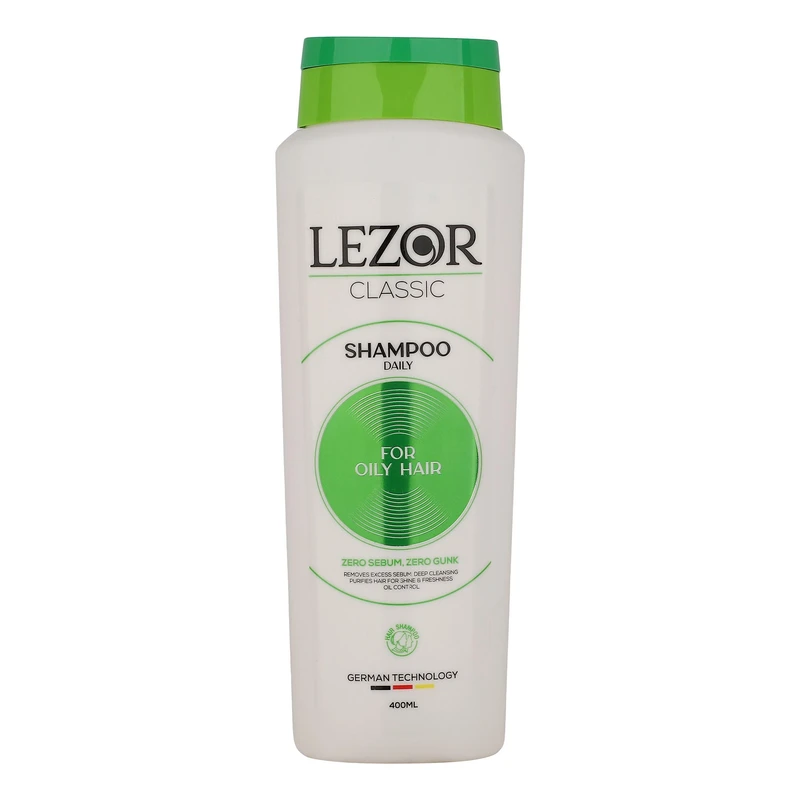 شامپو مو لزور مدل Classic کد 05 مناسب برای موهای چرب حجم 400 میلی‌لیتر