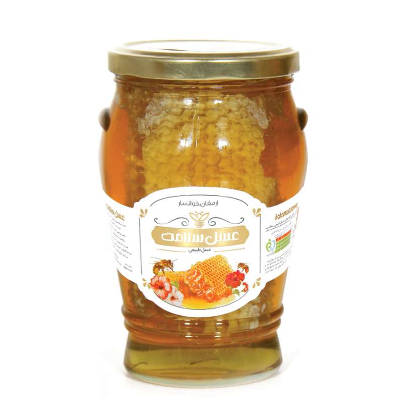 عسل خوانسار خمره ای باموم سلامت - 800 گرم