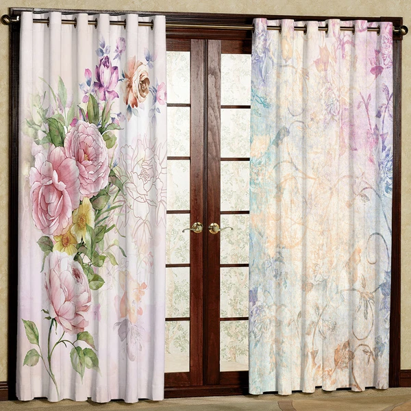 پرده مخمل پانچی کد 6063 سایز  280x140 سانتی متر