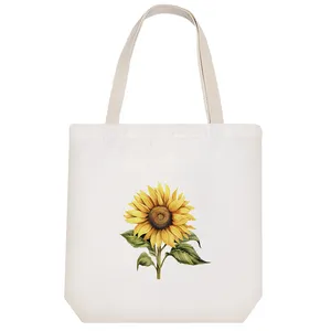 ساک خرید خندالو مدل گل آفتابگردان کد H1978