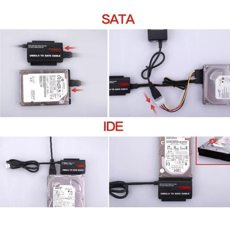 عکس شماره 5 : مبدل usb 3.0 به sata-ide کی نت مدل k-cou30ide