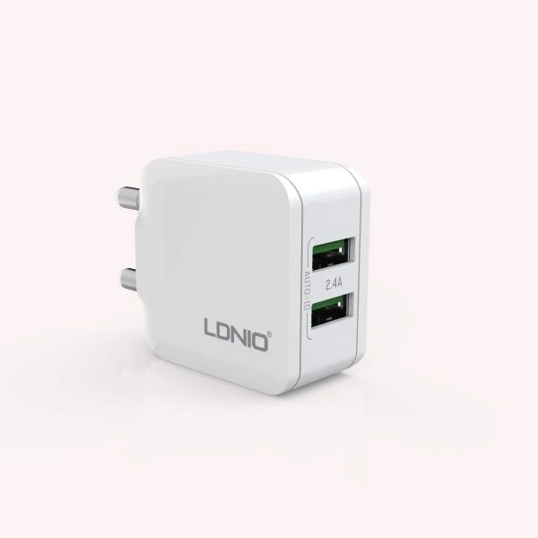 شارژر دیواری 12 وات الدینیو مدل A2201 به همراه کابل USB-C