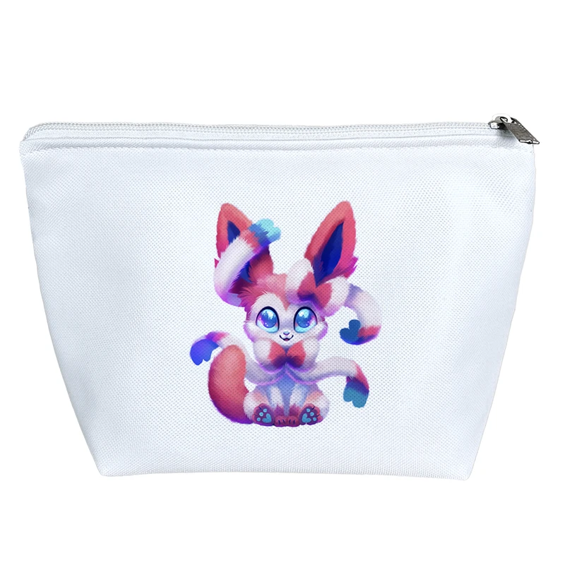 کیف لوازم آرایش دخترانه خندالو مدل سیلوئون انیمه پوکمون کد 1403