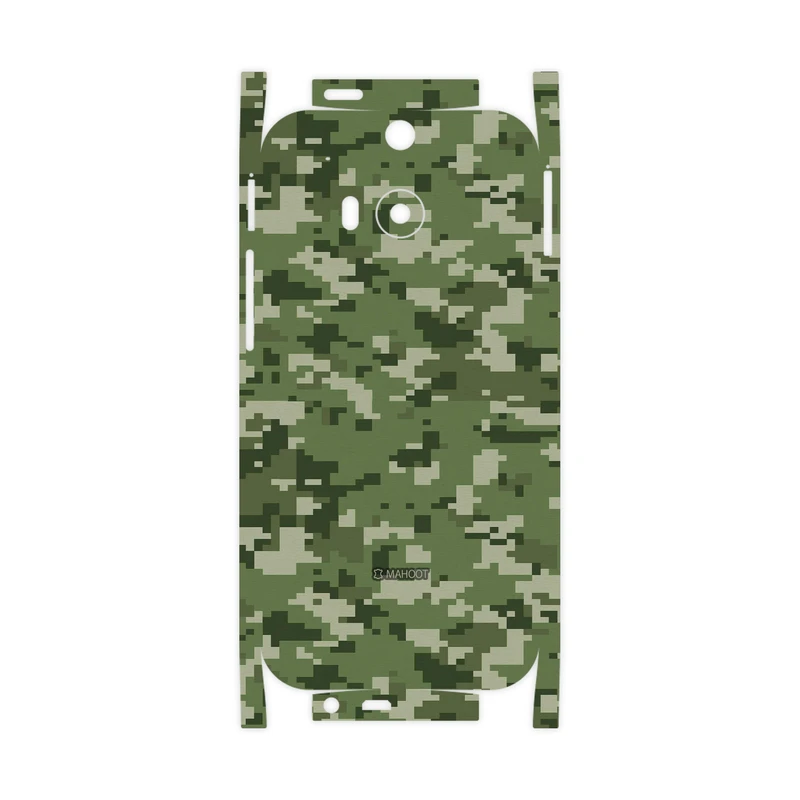 برچسب پوششی ماهوت مدل Army-Green-Pixel-FullSkin مناسب برای گوشی موبایل اچ تی سی One M8