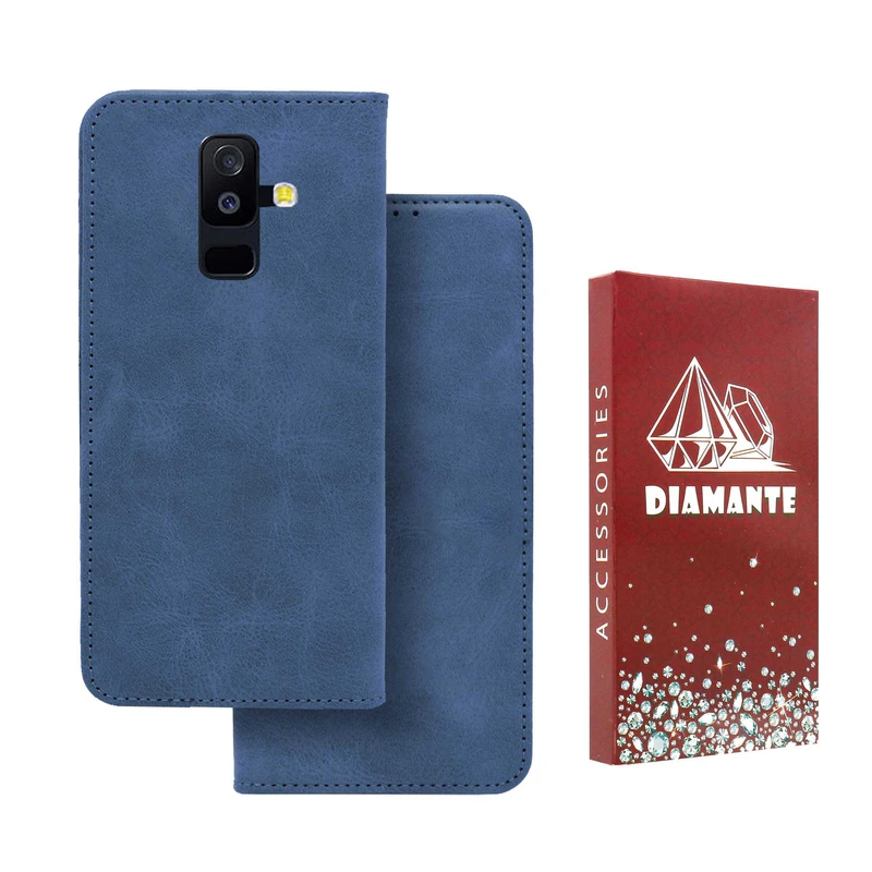 کیف کلاسوری دیامانته مدل Spark Ros مناسب برای گوشی موبایل سامسونگ Galaxy J8 2018 