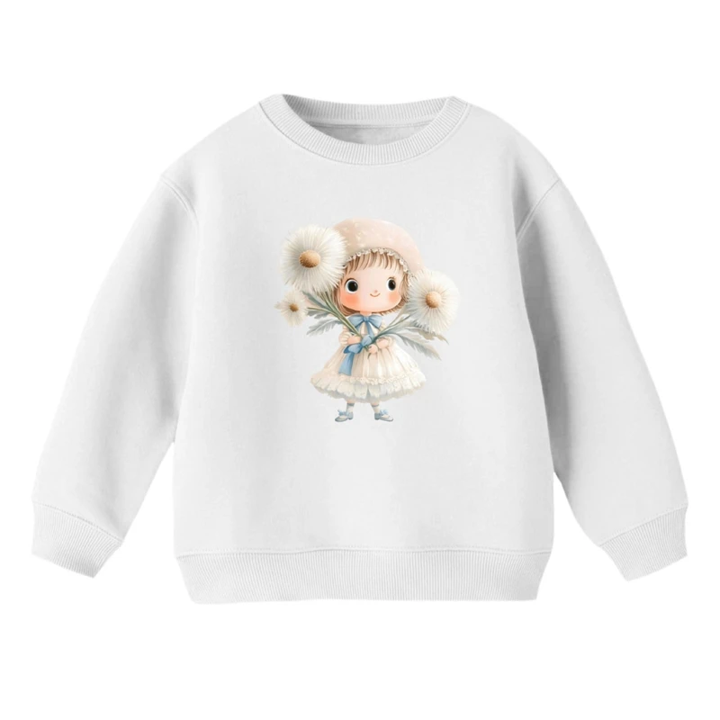 سویشرت بچگانه مدل دخترک و گل کد 2 