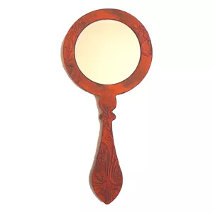 آینه آرایشی مدل چوبی طرح متولد پاییز کد 1007