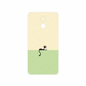 MAHOOT Minimal Internet Cat Icon Cover Sticker for Huawei Y7 Prime
