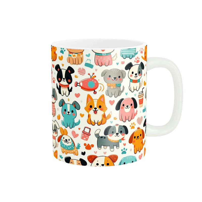 ماگ پاد آفرین طرح سگ ها کد 2239