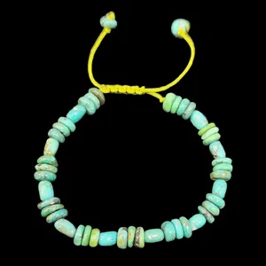 دستبند مدل سنگ فیروزه نیشابور کد 3100