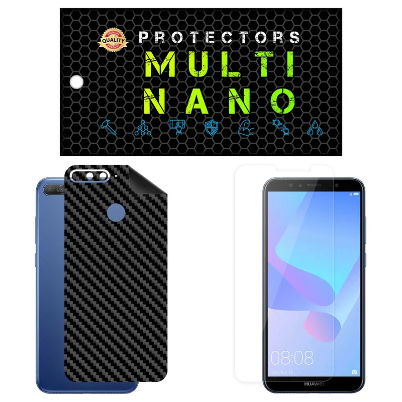 محافظ صفحه نمایش مولتی نانو مدل X-SFC مناسب برای گوشی موبایل هوآوی Y6 Prime 2018 به همراه برچسب پوششی