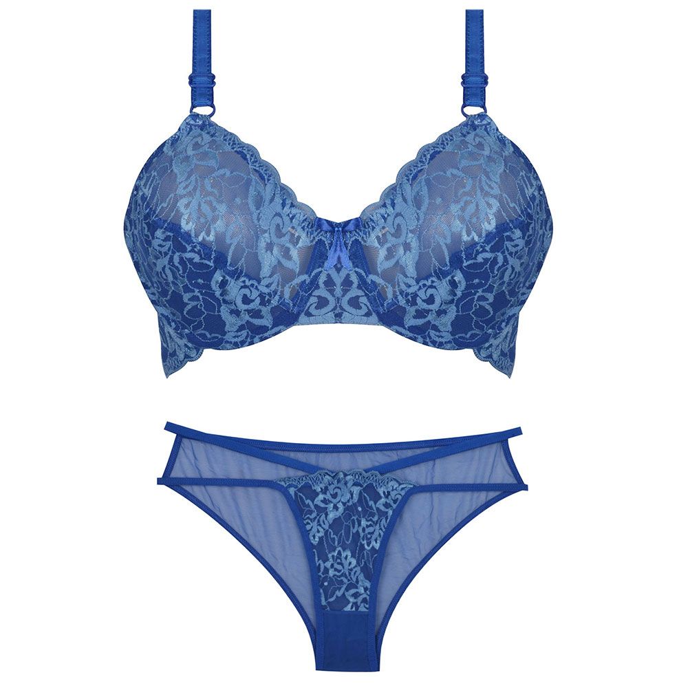 ست شورت و سوتین زنانه تیدامی 724 مدل 340020413 گیپور فنردار -  - 1