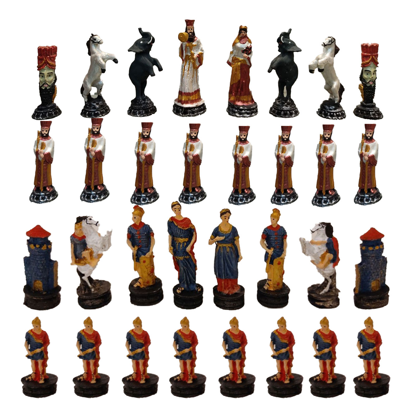 مهره شطرنج مدل هخامنشی کد 4 مجموعه 32 عددی