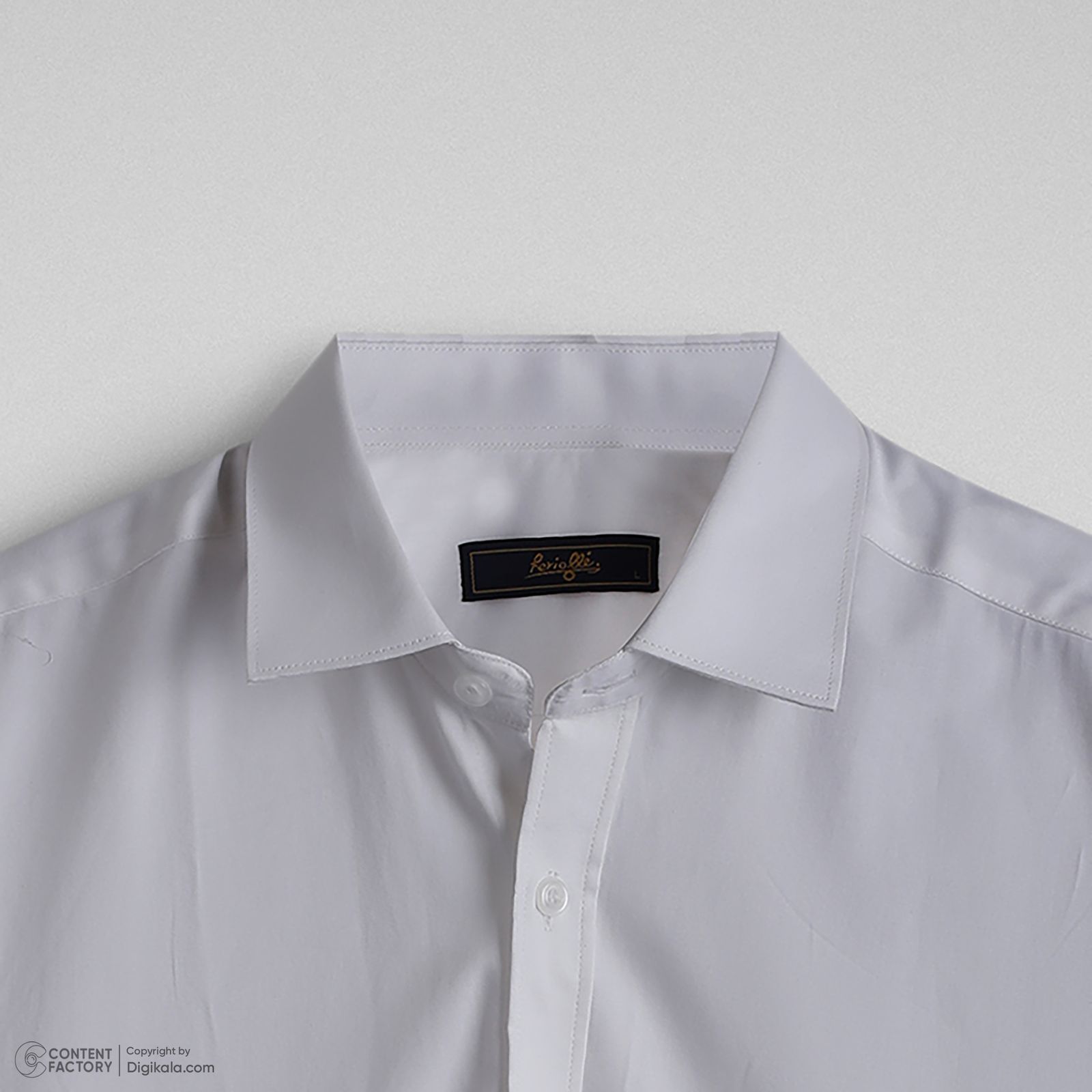 پیراهن آستین بلند یقه برگردان مردانه فریولی مدل 111050202 - - 2