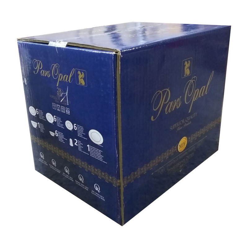 سرویس غذاخوری 28 پارچه پارس اپال کد 124