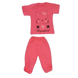 ست تی شرت و شلوارک دخترانه مدل کیتی 29943