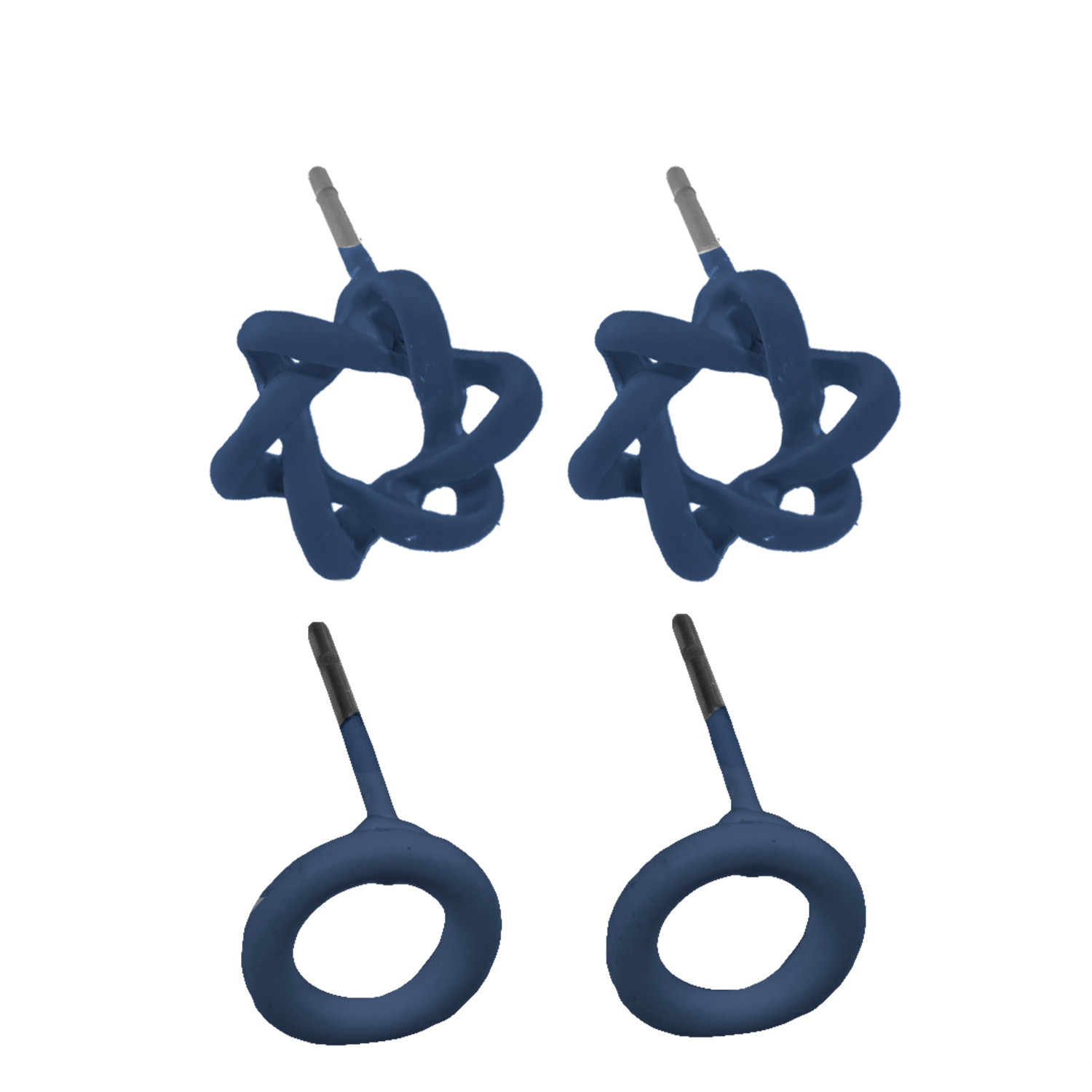 گوشواره زنانه کد RKH_335 مجموعه 2 عددی