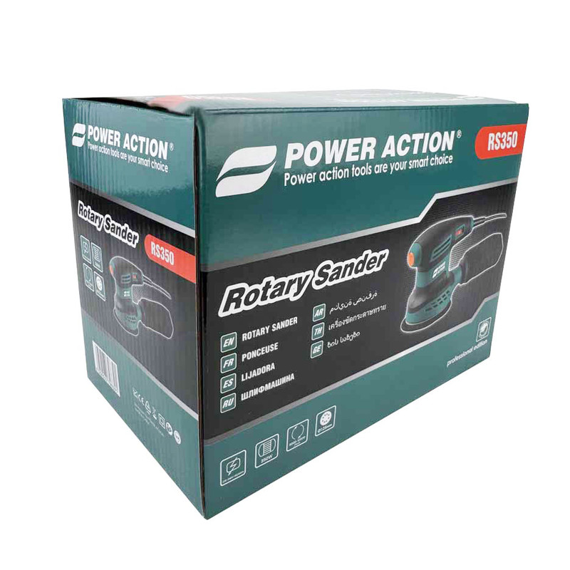 دستگاه سنباده‌زن 350 وات پاور اکشن مدل RS350