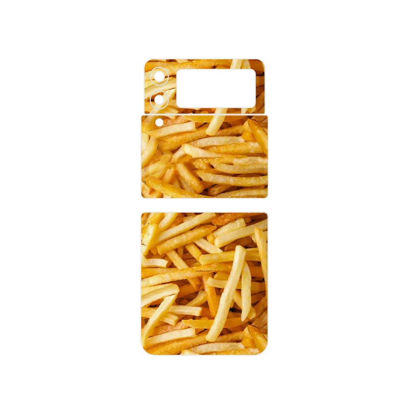 برچسب پوششی ماهوت مدل French fries مناسب برای گوشی موبایل سامسونگ Galaxy Z Flip3 5G