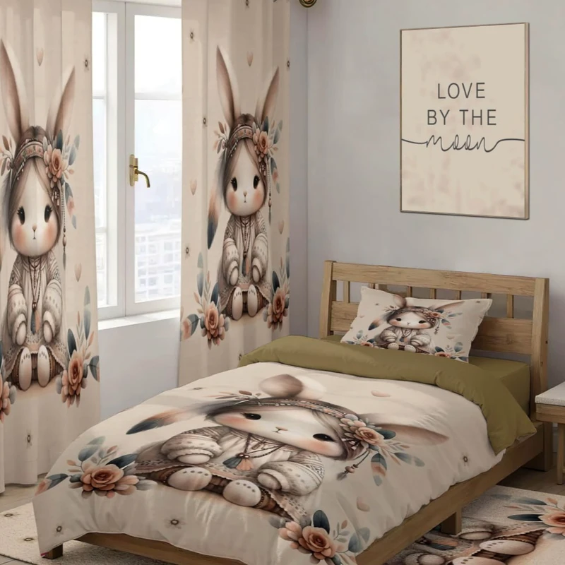 سرویس خواب تک نفره 4 تکه مدل کودک کد ۱۰۷۷