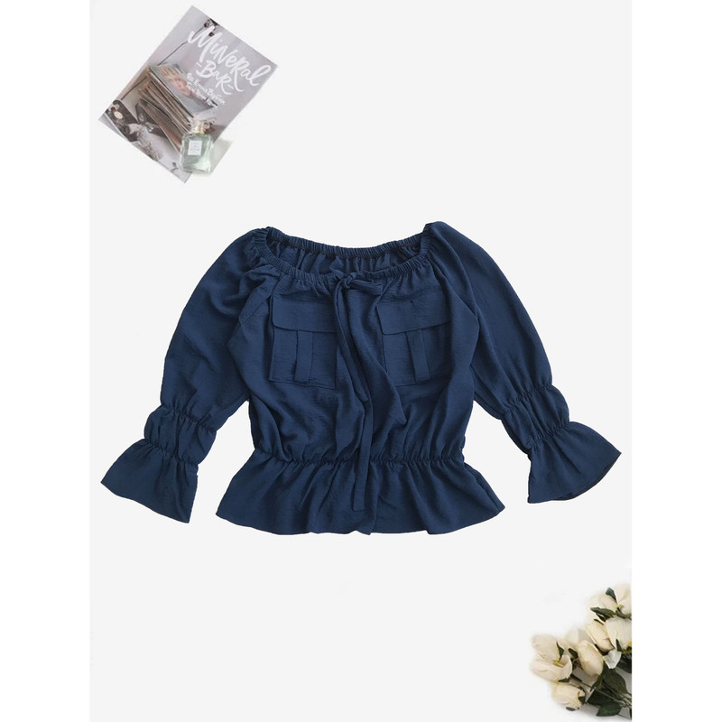 بلوز آستین بلند زنانه تویین مدل T-200-3