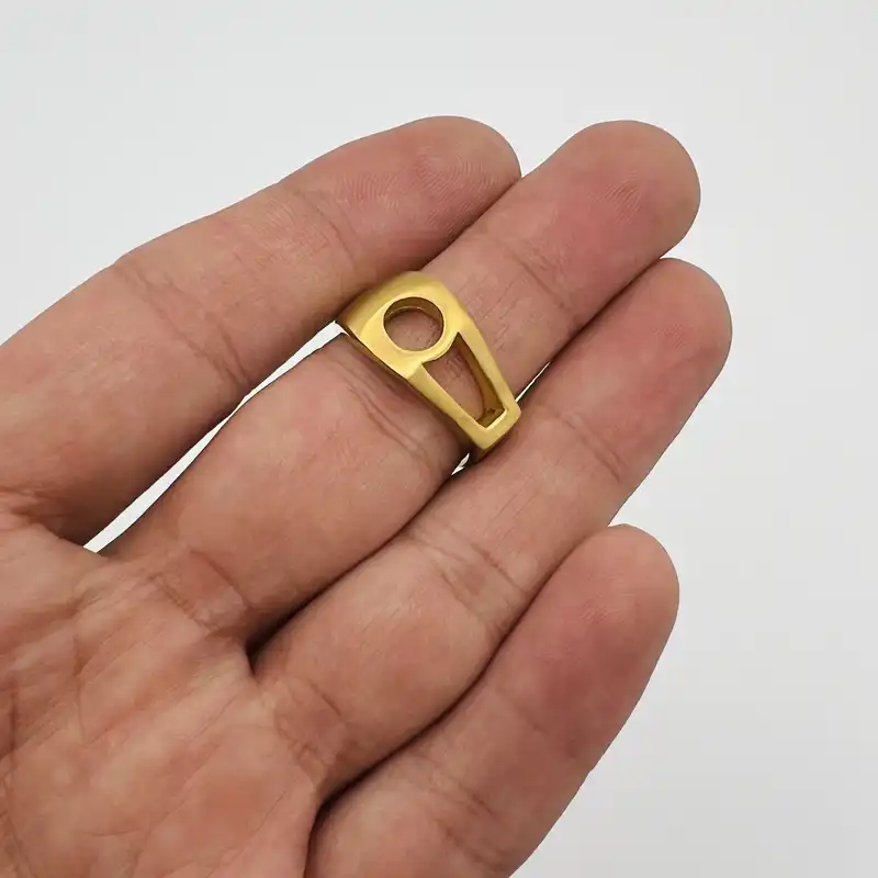 انگشتر مدل استیل کد NG8114