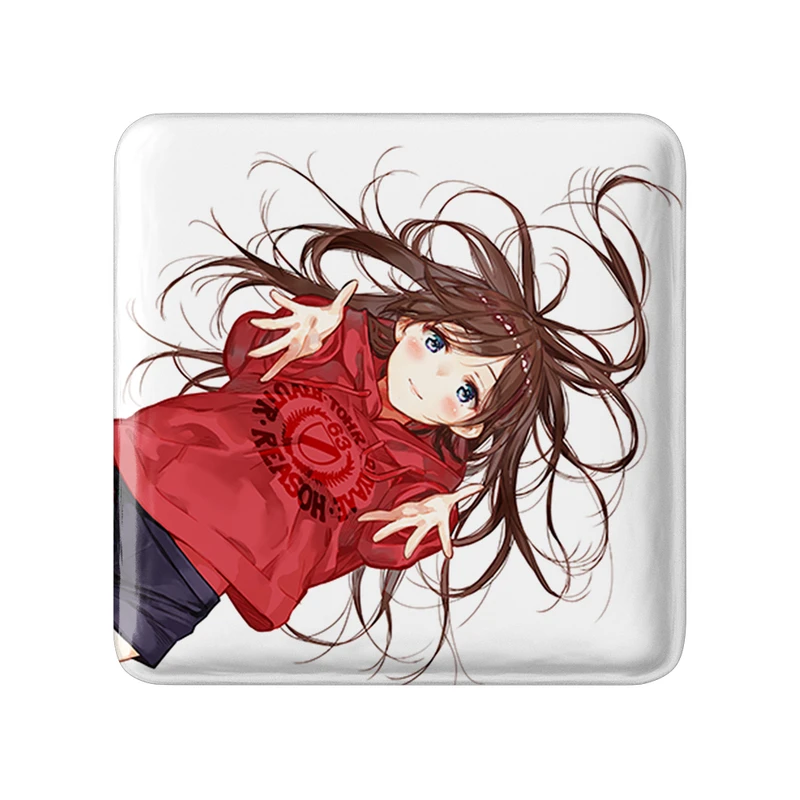 پیکسل خندالو طرح چیزورو انیمه کانوجو اوکاری مدل مربعی کد 34834