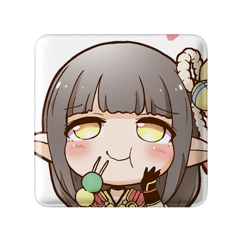 مگنت خندالو طرح بازی شکارچی هیولا (Monster Hunter) مدل مربعی کد 33211