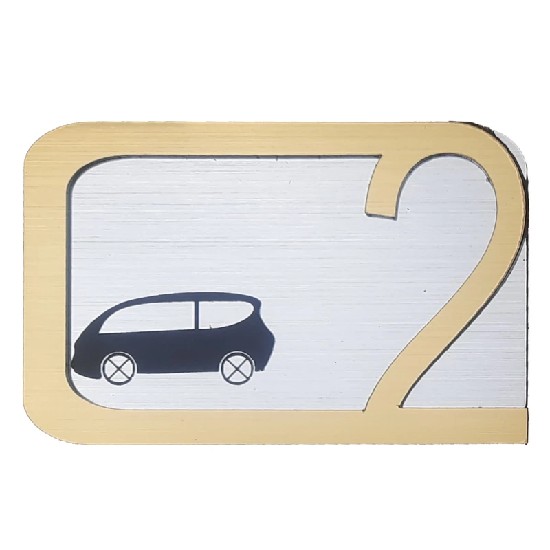 برچسب نشانگر مدل پلاک شماره درب و انبار و پارکینگ کد KH10*6