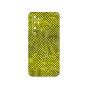 MAHOOT Yellow Snake Skin Cover Sticker for Xiaomi Mi Note 10 Lite