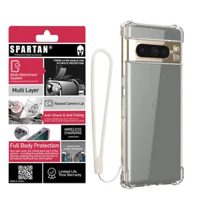 کاور اسپارتان مدل Airbag Strap مناسب برای گوشی موبایل گوگل Pixel 8 Pro به همراه بند آویز