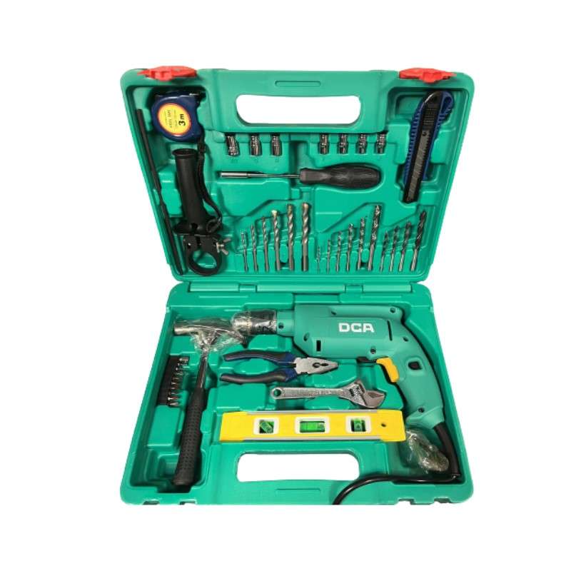 دریل چکشی دی سی ای مدل Z1J-FF04-13 مجموعه 41 عددی