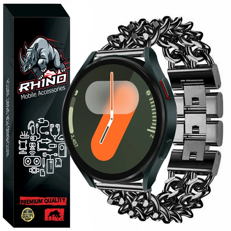 بند راینو مدل Cartir مناسب برای ساعت هوشمند سامسونگ Galaxy Watch 7 40mm